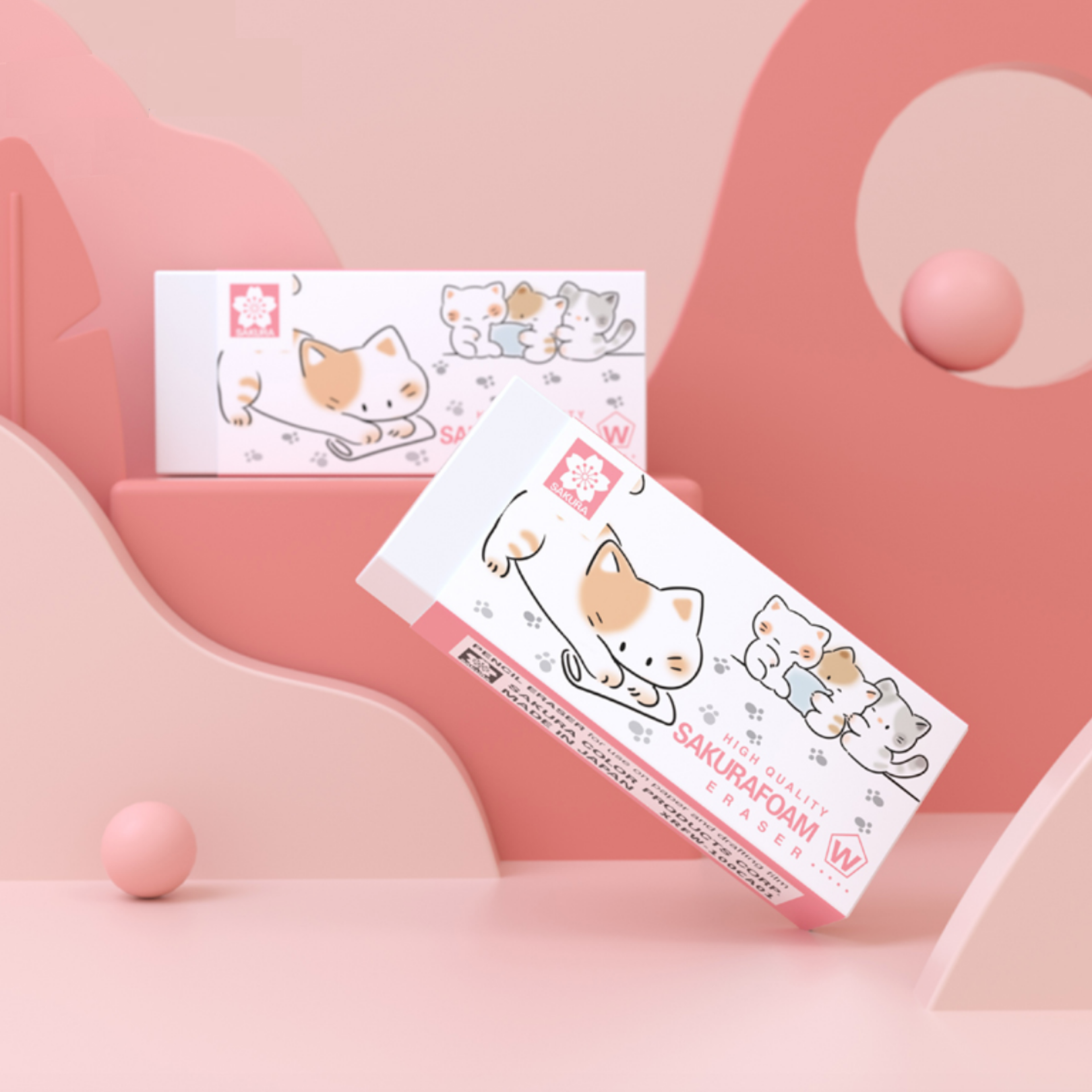 Sakura Foam Eraser - Animal Series