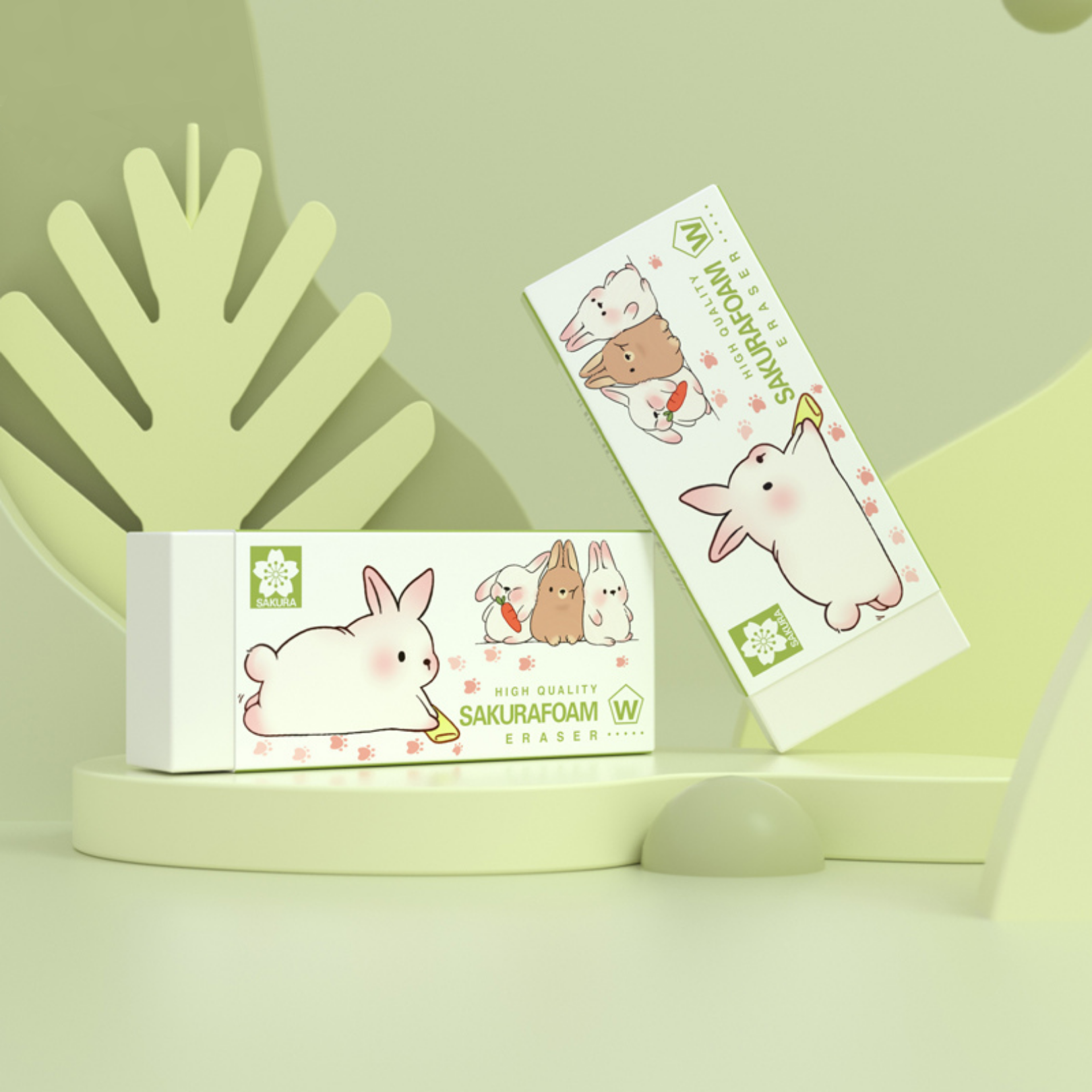 Sakura Foam Eraser - Animal Series