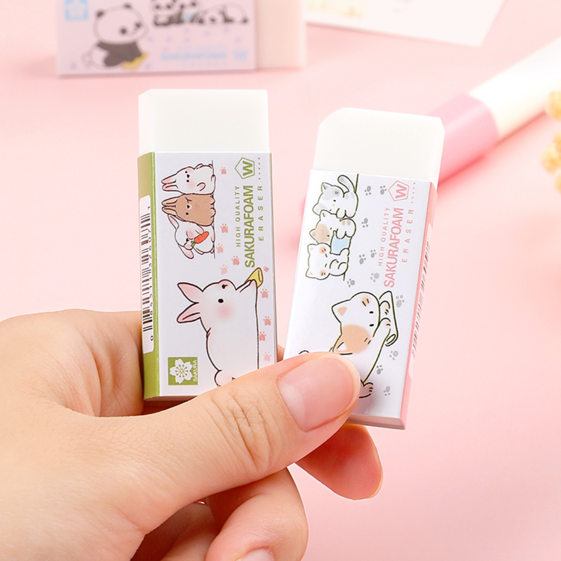 Sakura Foam Eraser - Animal Series