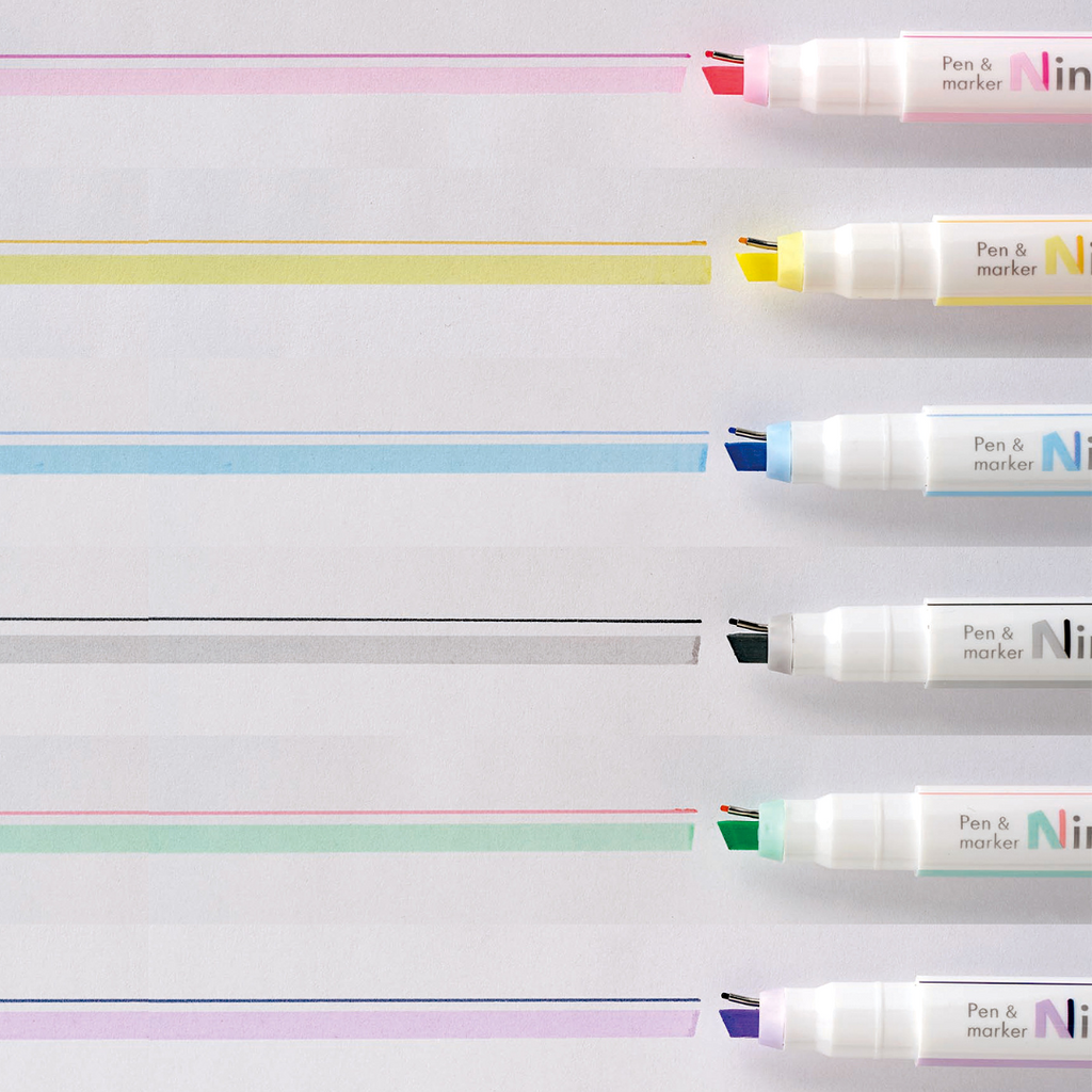 Sun-Star Ninipie Marker Pen & Highlighter