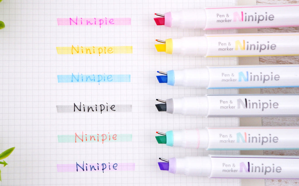 Sun-Star Ninipie Marker Pen & Highlighter