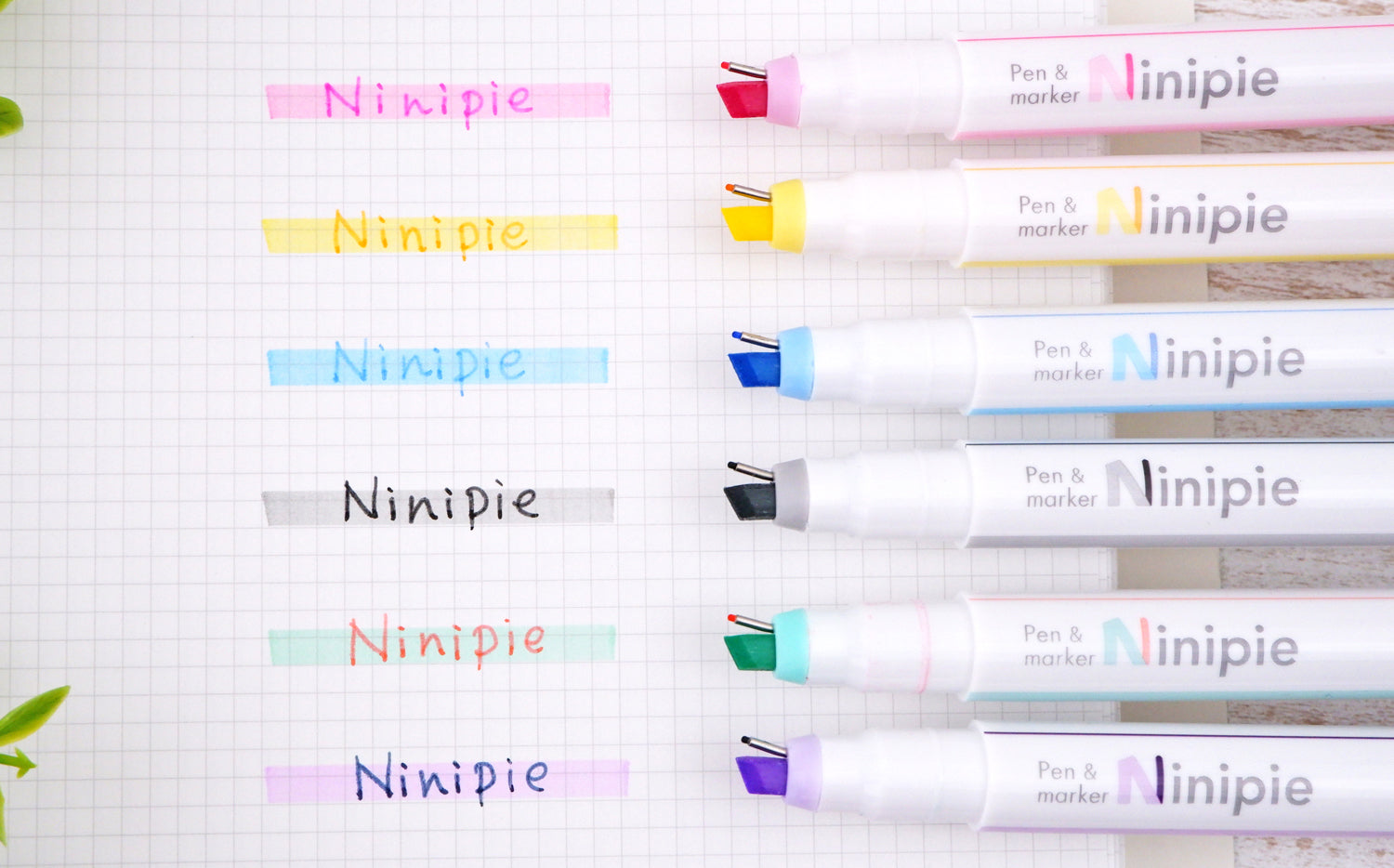 Sun-Star Ninipie Marker Pen & Highlighter