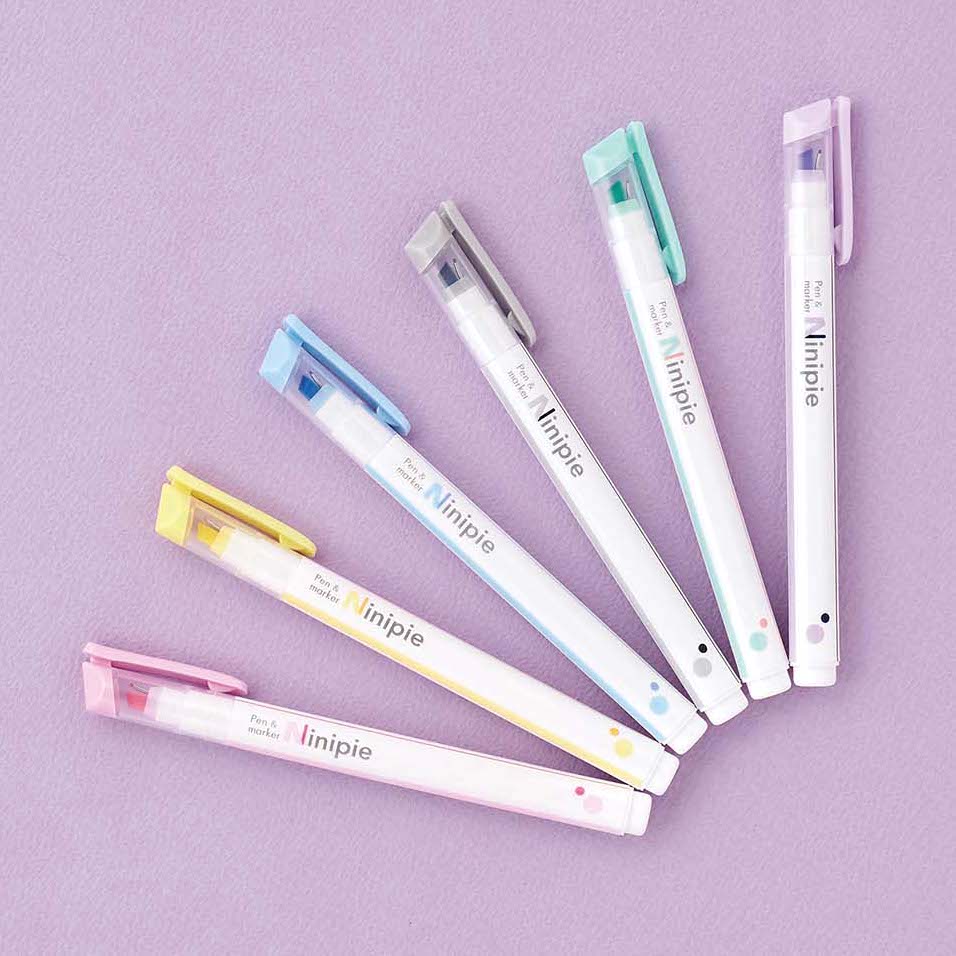 Sun-Star Ninipie Marker Pen & Highlighter