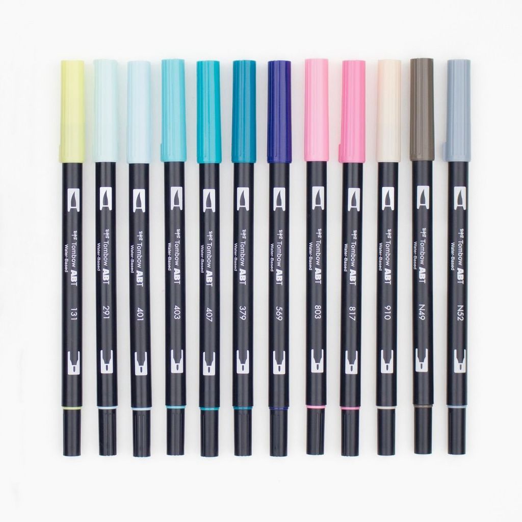Tombow ABT Dual Brush Pens - 12 New Colors