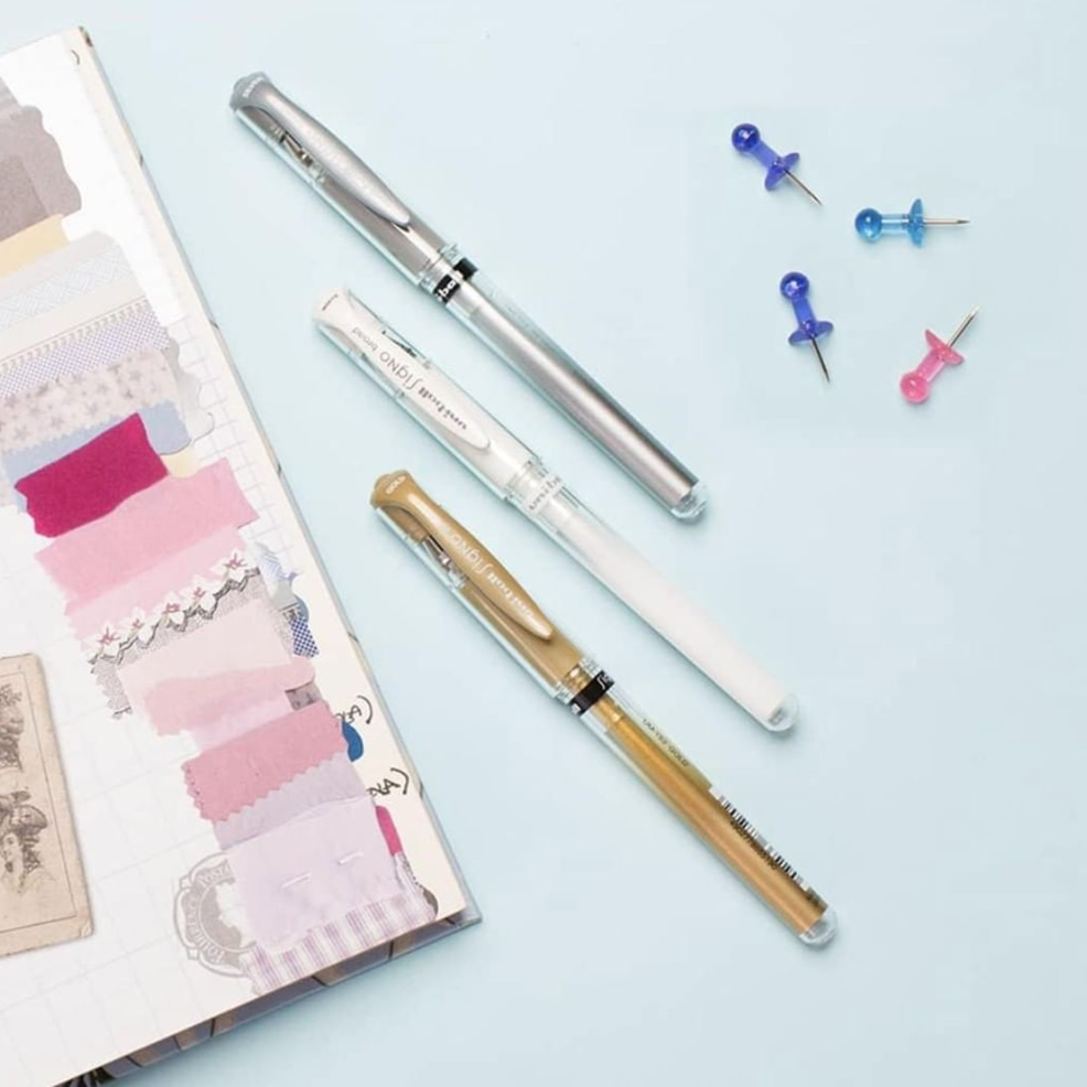 Uni-ball Signo Broad Gel Pen - White Ink