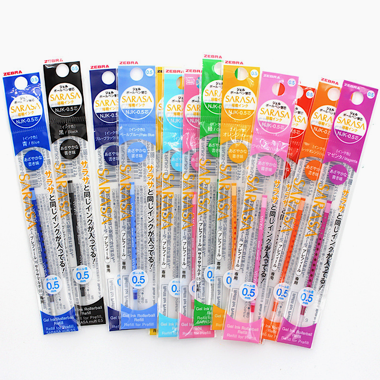 Zebra NJK-0.5 Sarasa Gel Multi Pen Refill - 0.5 mm