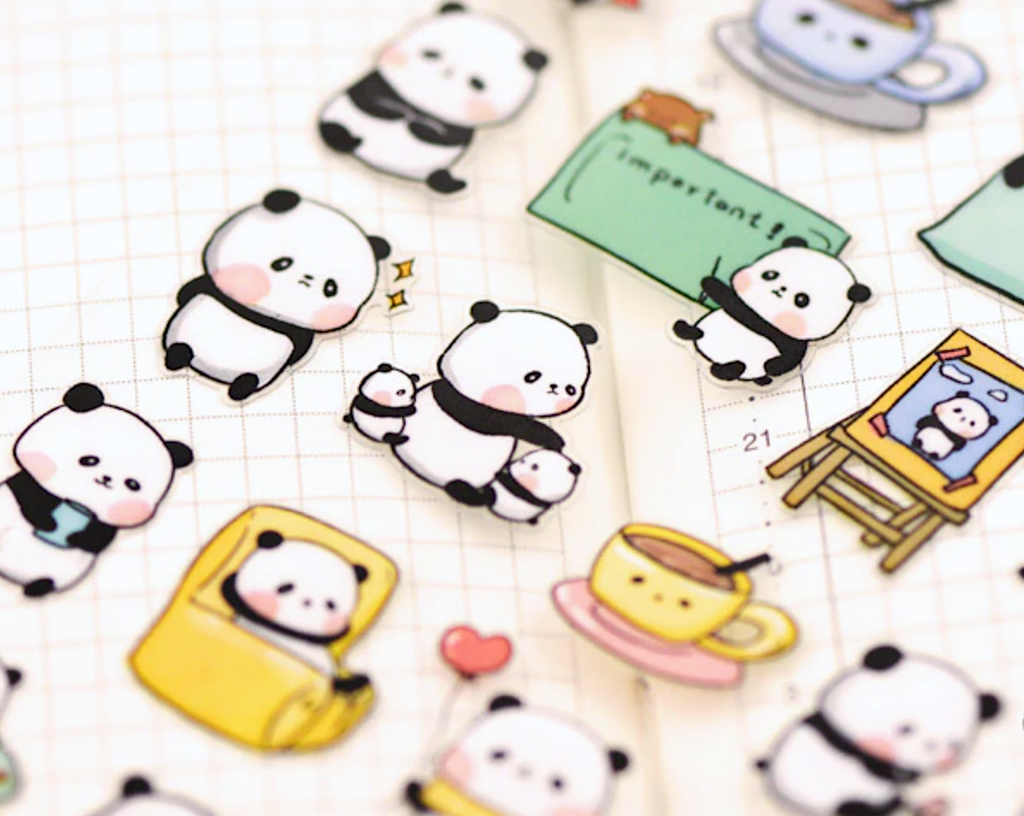 Koniwa Original Animal Stickers (6 Types)