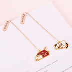 Cat & Dog Pendant Bookmark