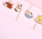 Cat & Dog Pendant Bookmark