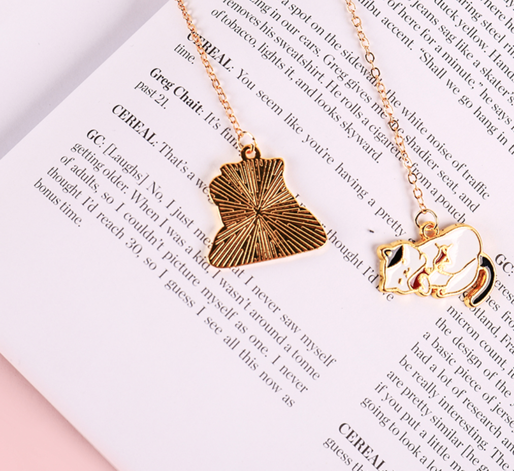 Cat & Dog Pendant Bookmark