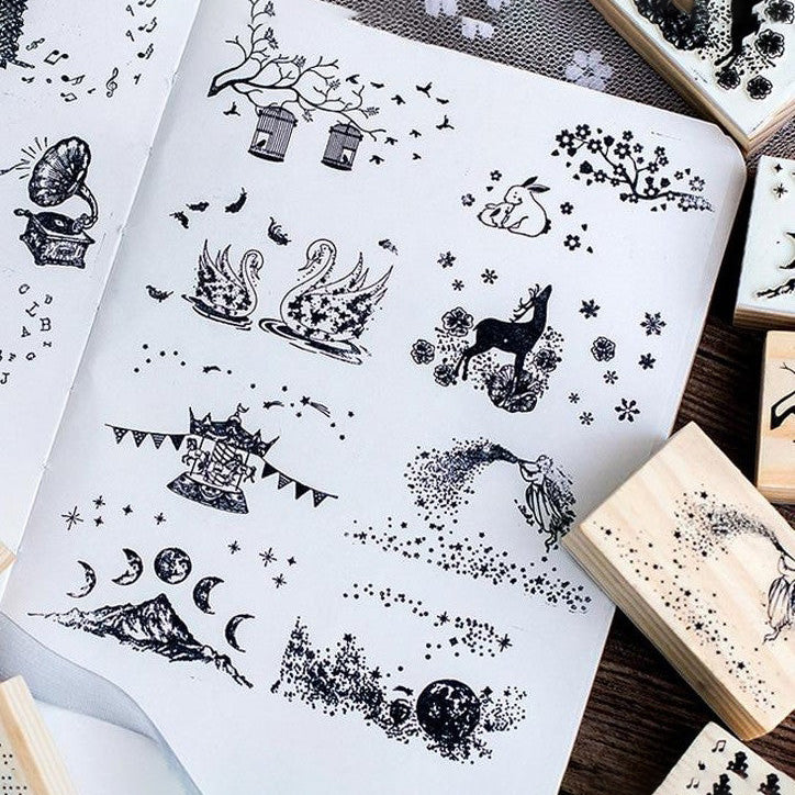 Magic Land Wooden Stamps