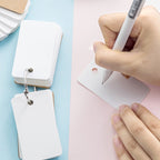 Unicolor Key Ring Memo Pad