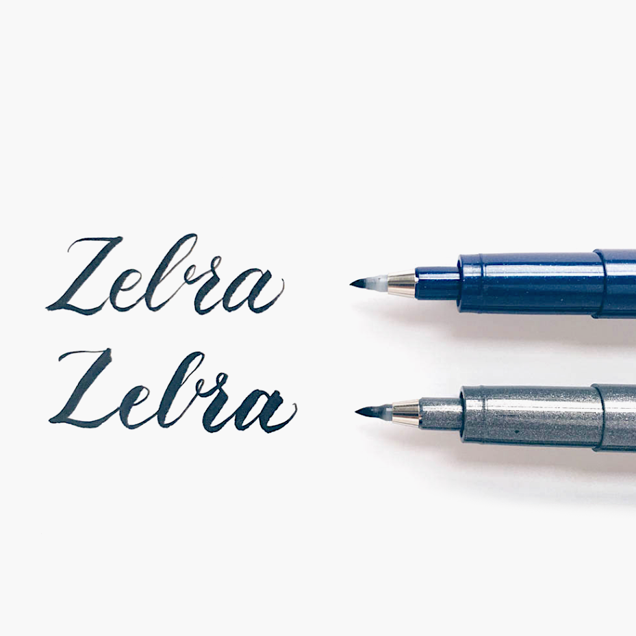 Zebra Disposable Brush Pen - Fine Tip