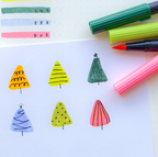 Tombow ABT Dual Brush Pen - 6 Color Set - Botanical