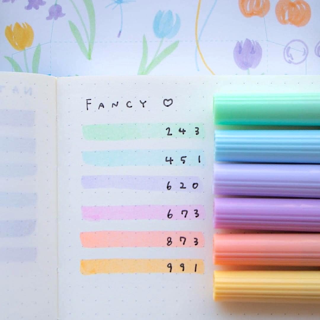 Tombow ABT Dual Brush Pen - 6 Color Set - Fancy