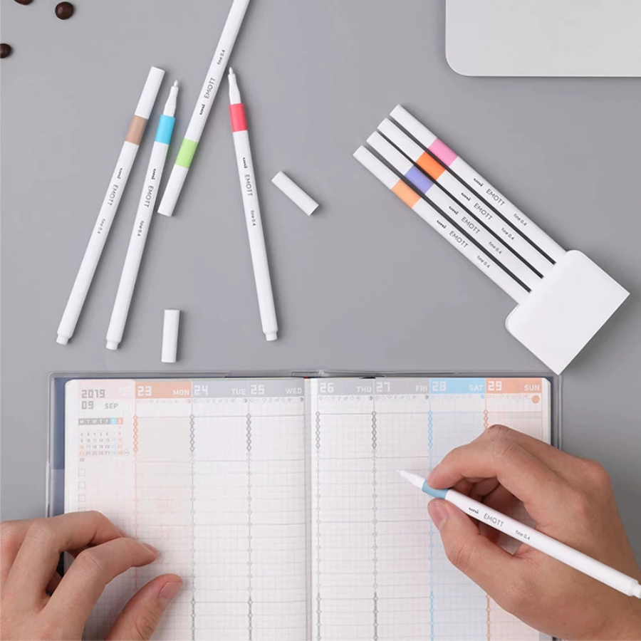 Uni EMOTT Sign Pen - 0.4 mm - 10 Color Set