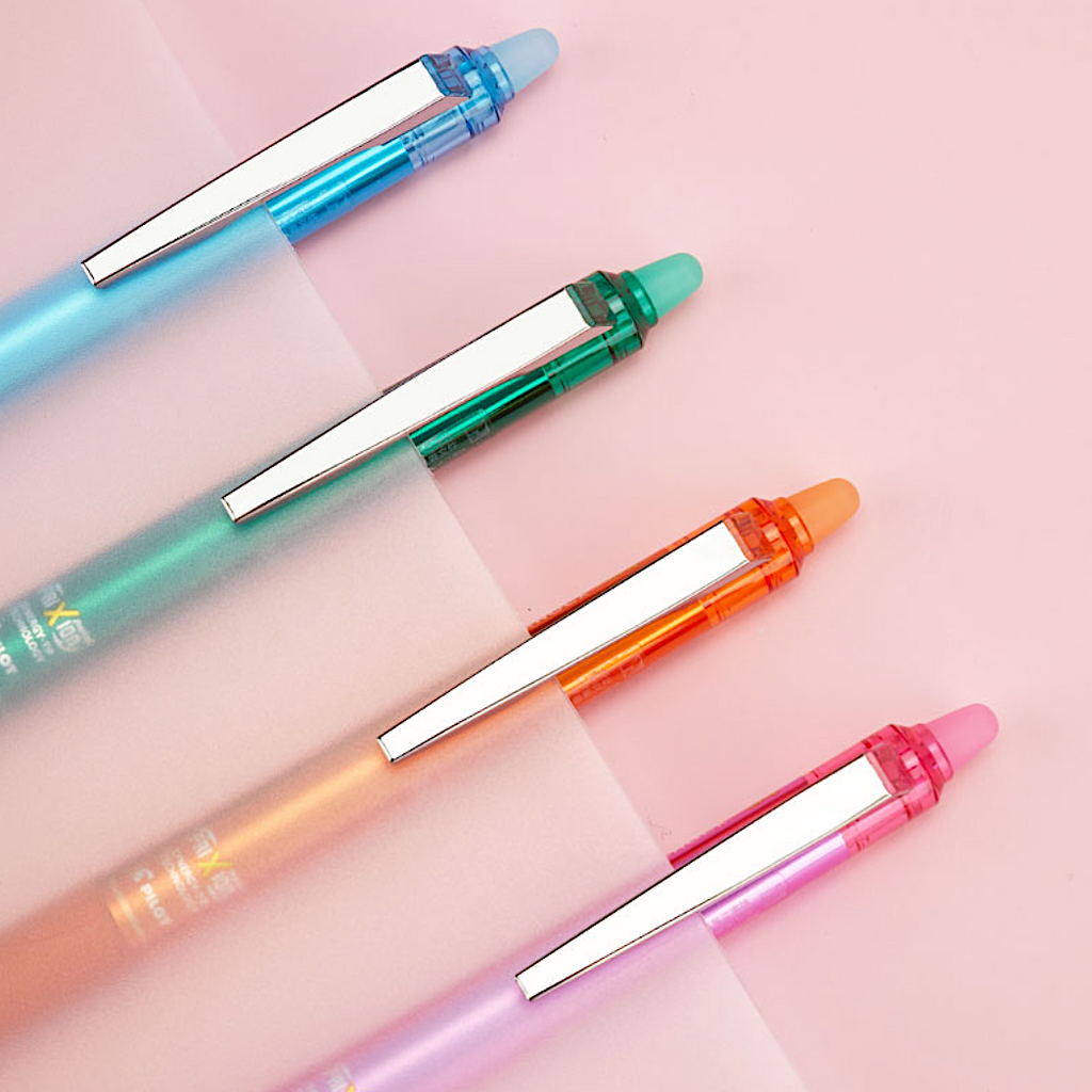 Pilot FriXion Ball Knock 04 Retractable Gel Pen - 8 Color Set