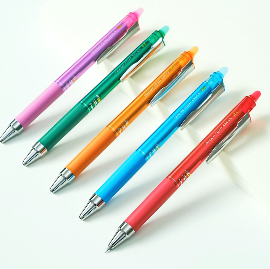Pilot FriXion Ball Knock 04 Retractable Gel Pen - 8 Color Set