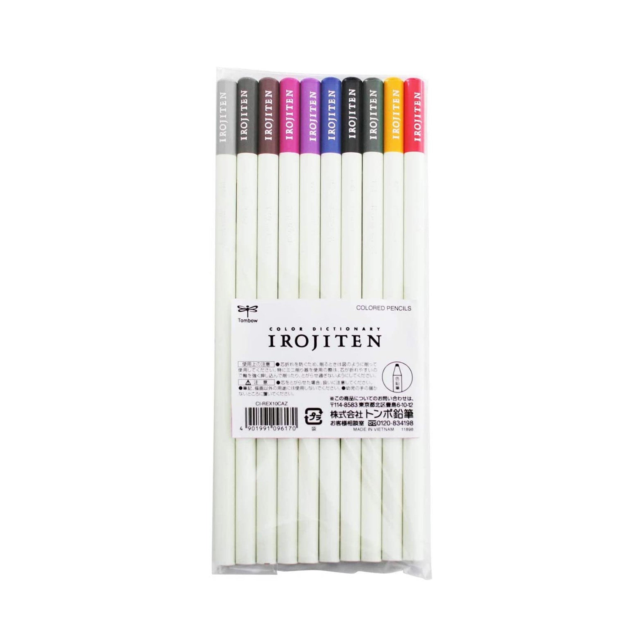 10 Irojiten Colored Pencil Set / Tombow
