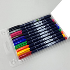 Tombow Fudenosuke Brush Pen - 10 Color Set
