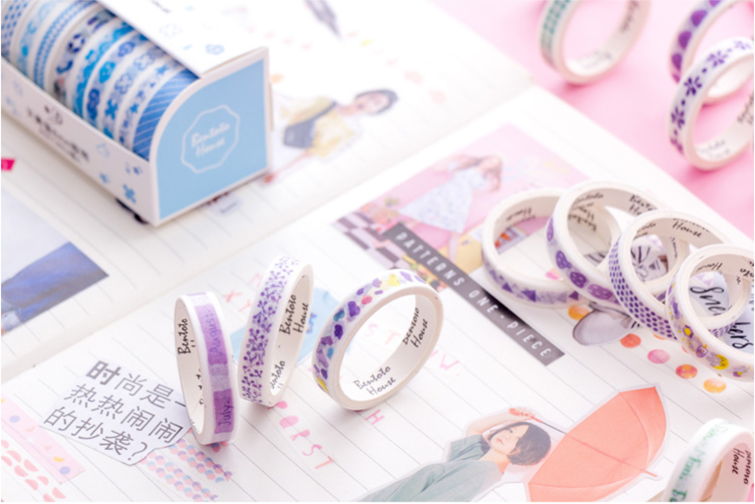 Colorful Day Washi Tape 10-Pack