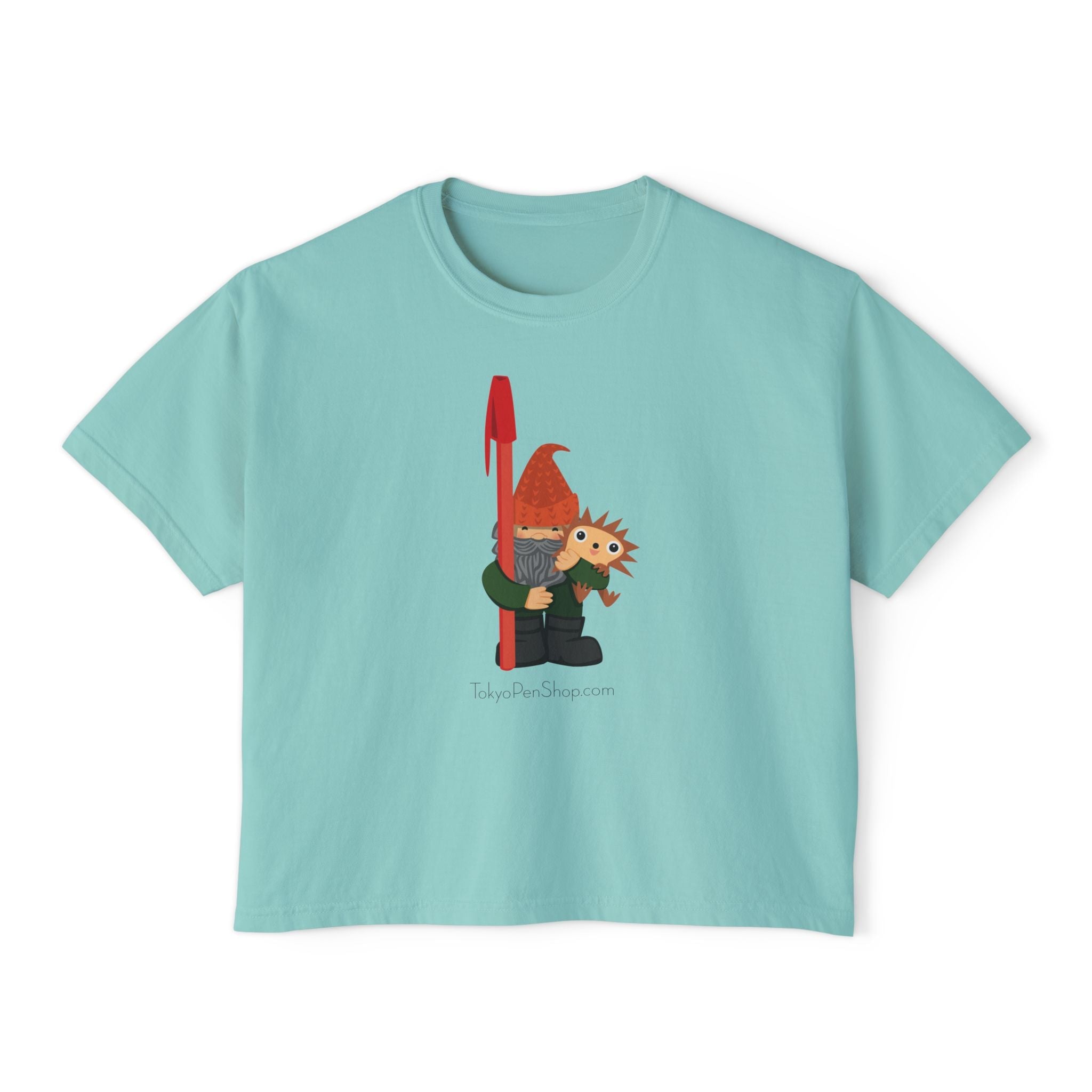 Tokyo Pen Shop Hiro with Gnome Women's Boxy Tee
