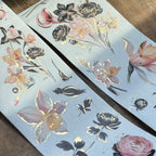 Auric Rose Washi Tape Sticker Set (GILDED)