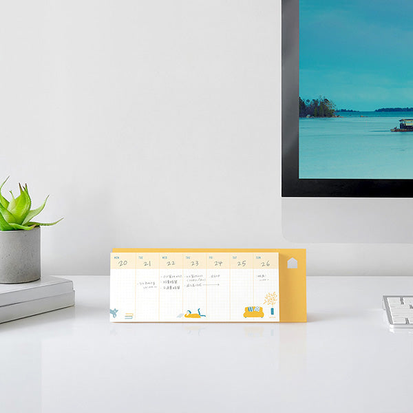 Midori Memo Stand - Horizontal - Weekly View