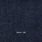 Round Zip Denim Pen Case / Luddite