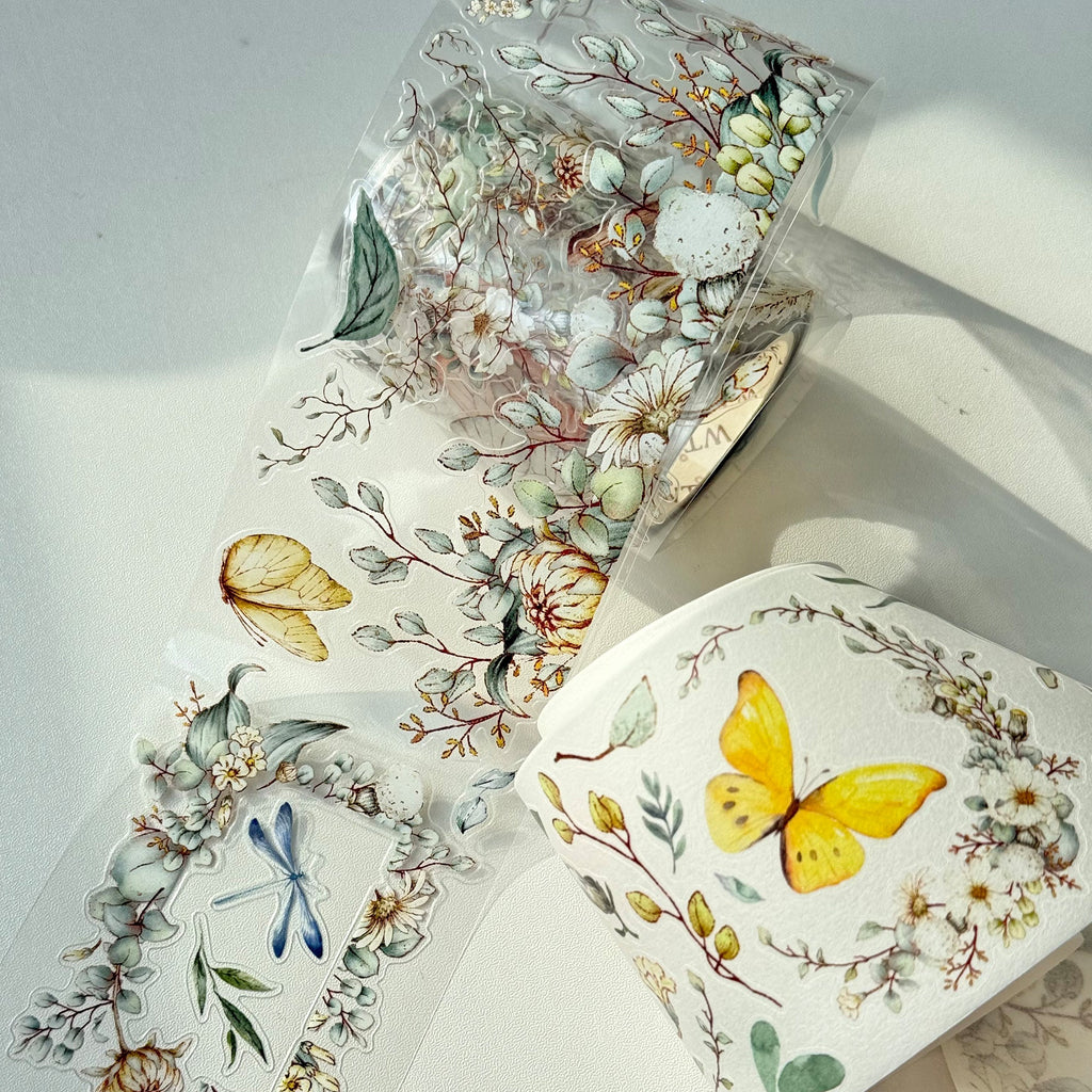 Pre-cut Zephyr Bloom Wide Washi/PET Tape