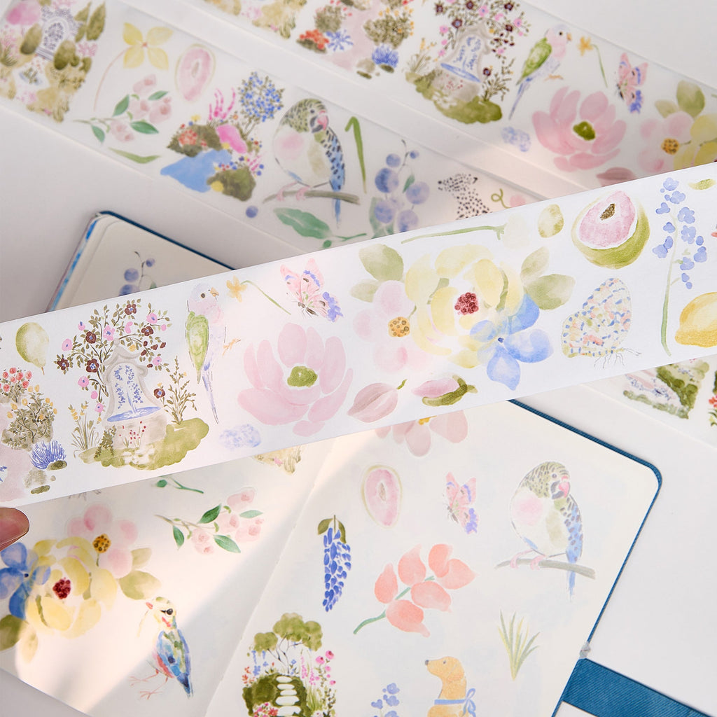 Pre-cut Eden's Garden Wide Washi/PET Tape