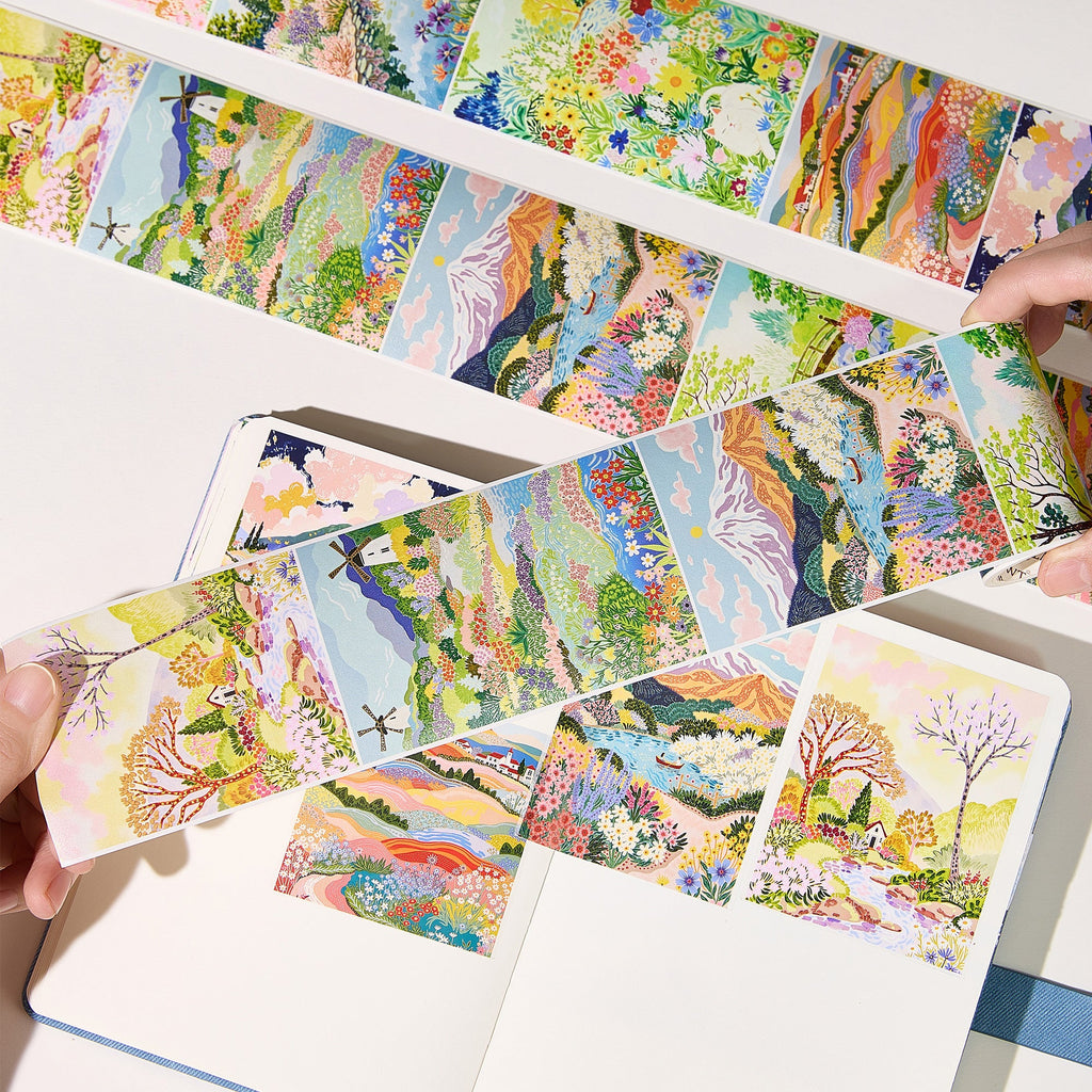 Spring Canvas Wide Washi/PET Tape