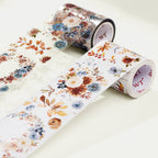 Dusty Blue & Cinnamon Wide Washi/PET Tape