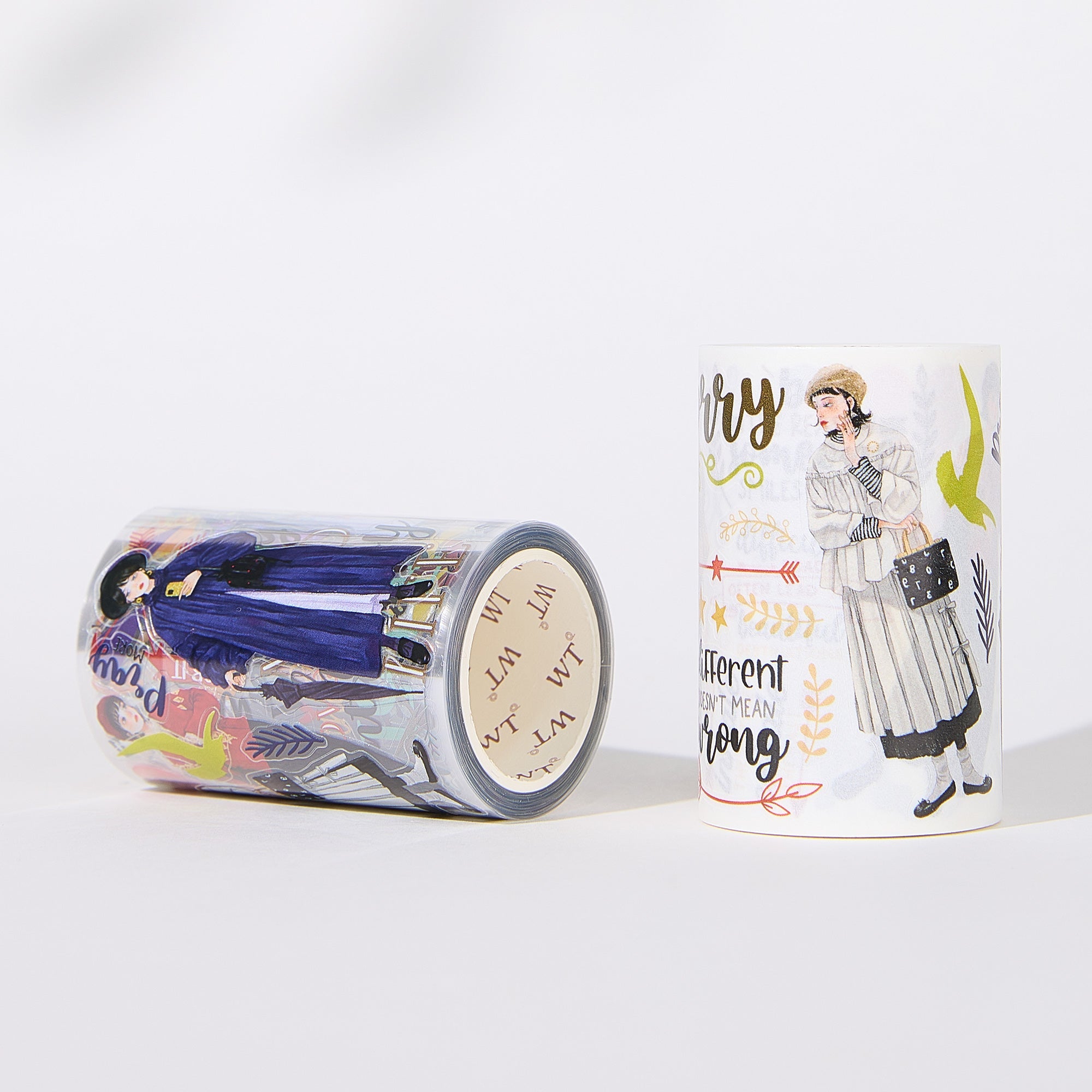 Pre-cut Silent Silhouette Wide Washi/PET Tape