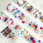 Pretty Florals Wide Washi/PET Tape