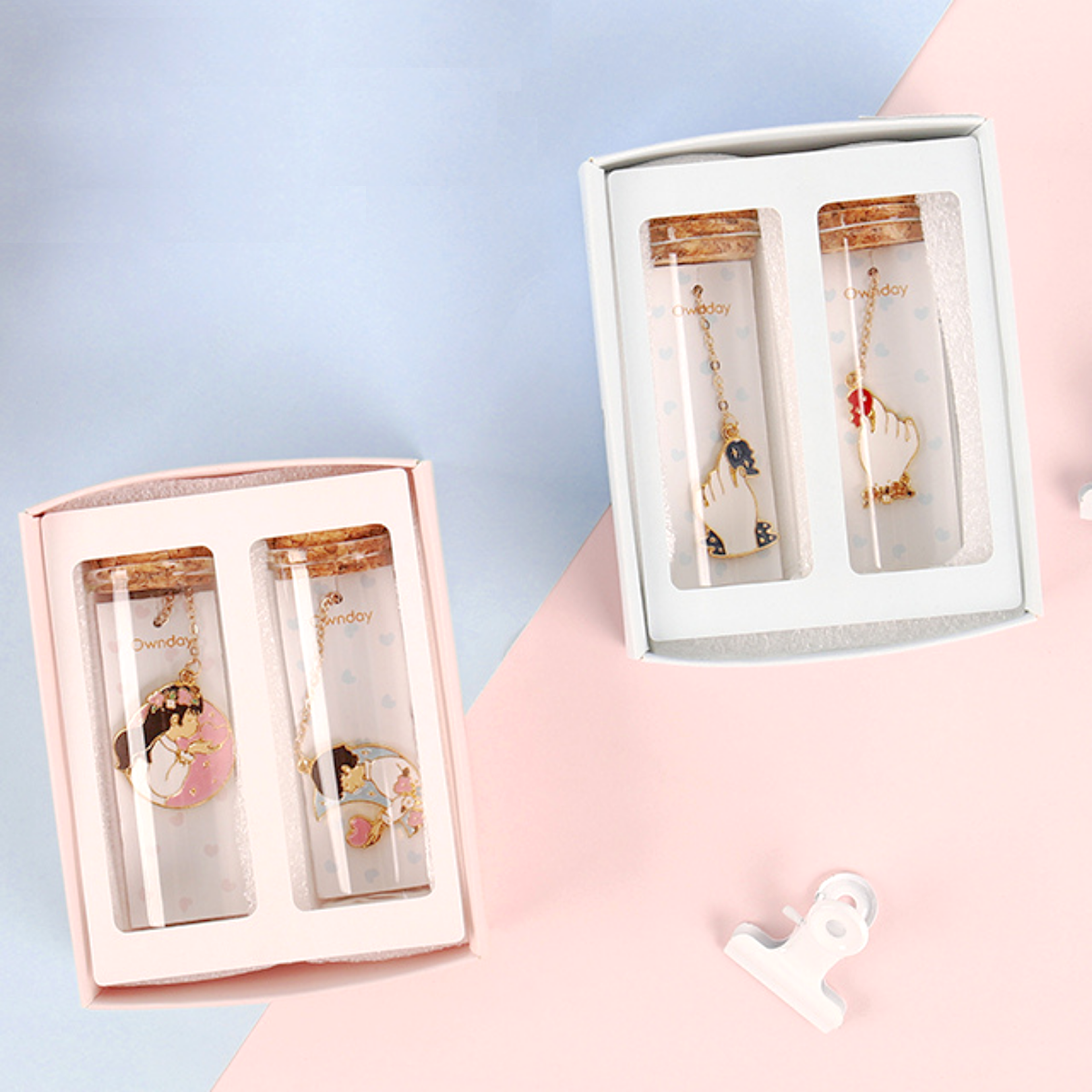 Piece Of My Heart Pendant Bookmark - Set of 2