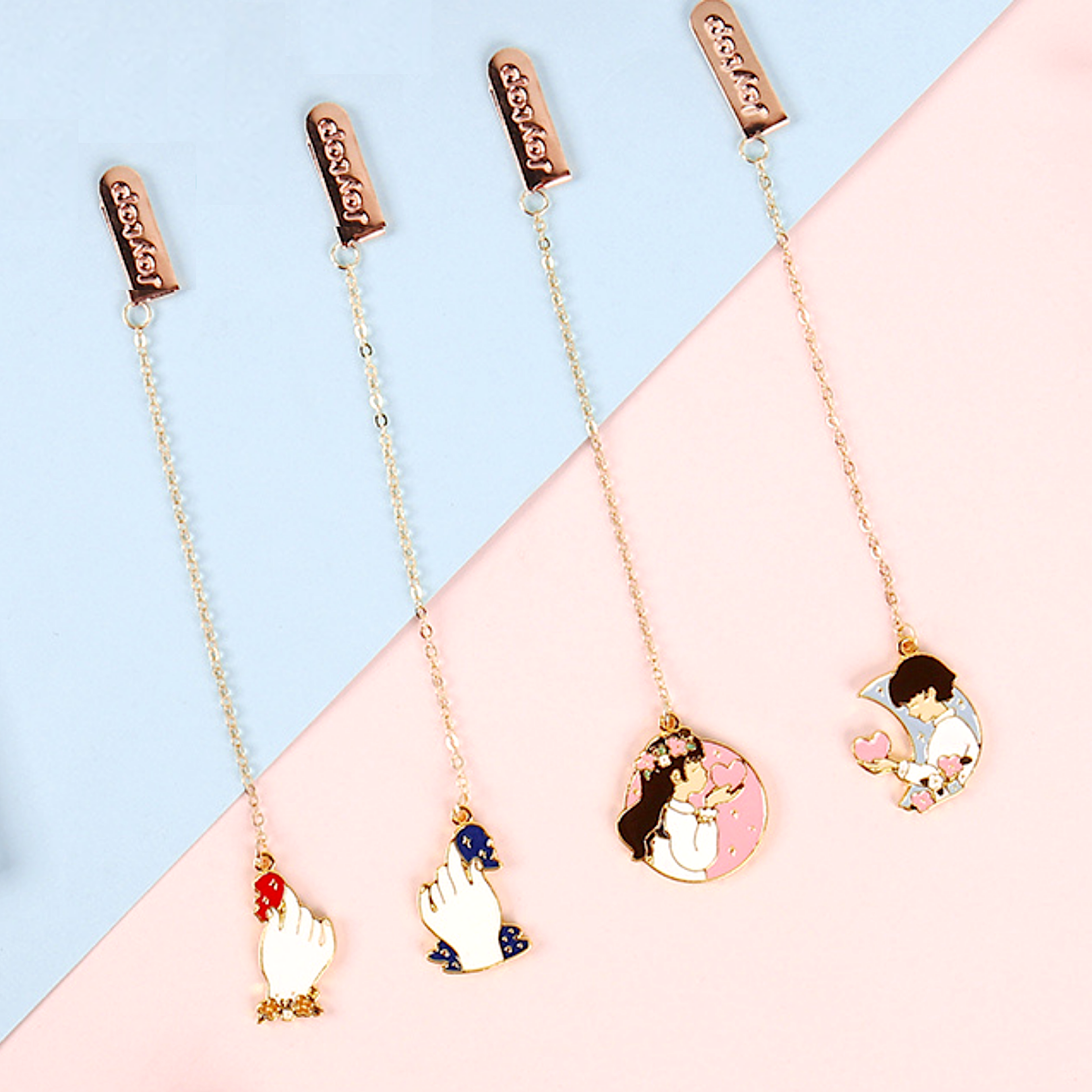 Piece Of My Heart Pendant Bookmark - Set of 2