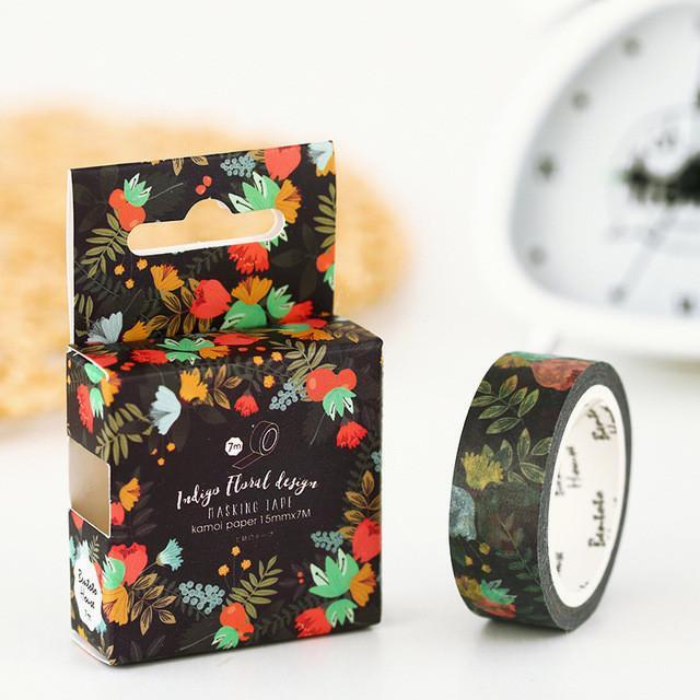 Tropical Dark Washi Tape
