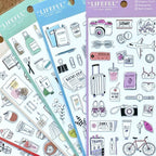 Mind Wave Lifeful Illust Stickers - Cafe