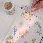 Pre-cut Eden's Garden Wide Washi/PET Tape