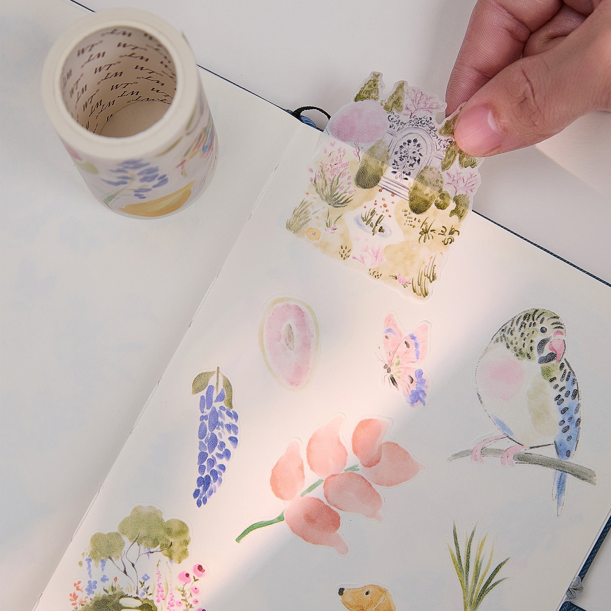 Pre-cut Eden's Garden Wide Washi/PET Tape