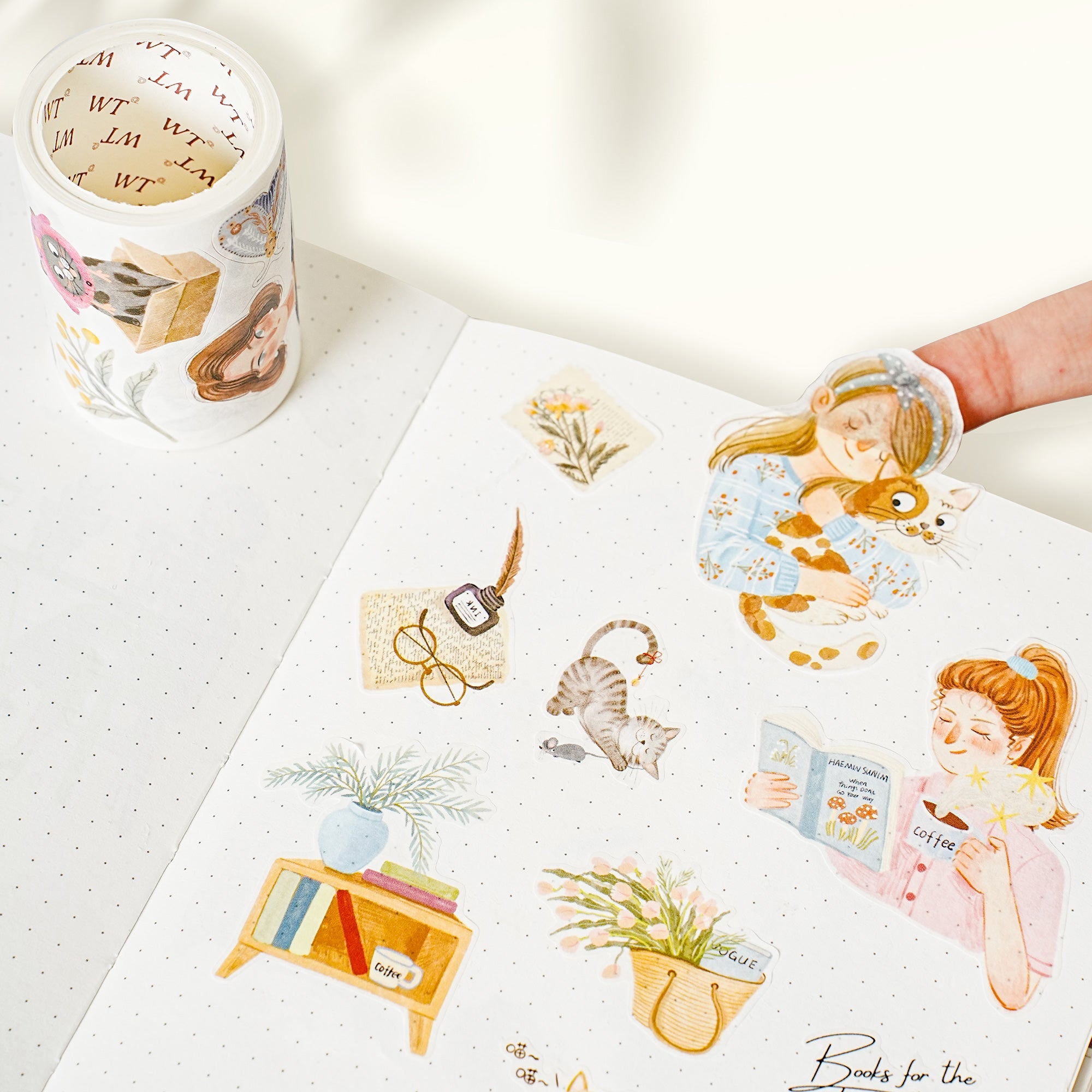 Pre-cut Sunday Vibe Wide Washi/PET Tape