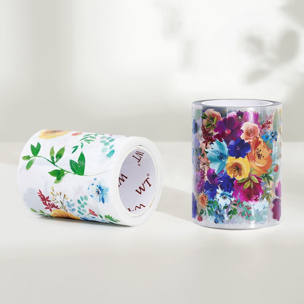 Pretty Florals Wide Washi/PET Tape
