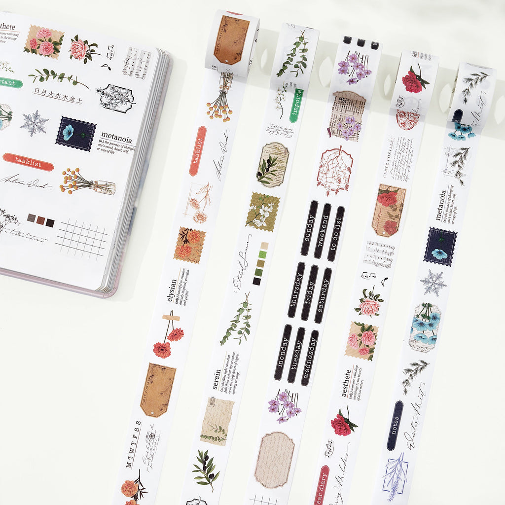 Seasonal Splendor Washi Tape Sticker Set