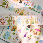 Pre-cut Aurora House Wide Washi/PET Tape