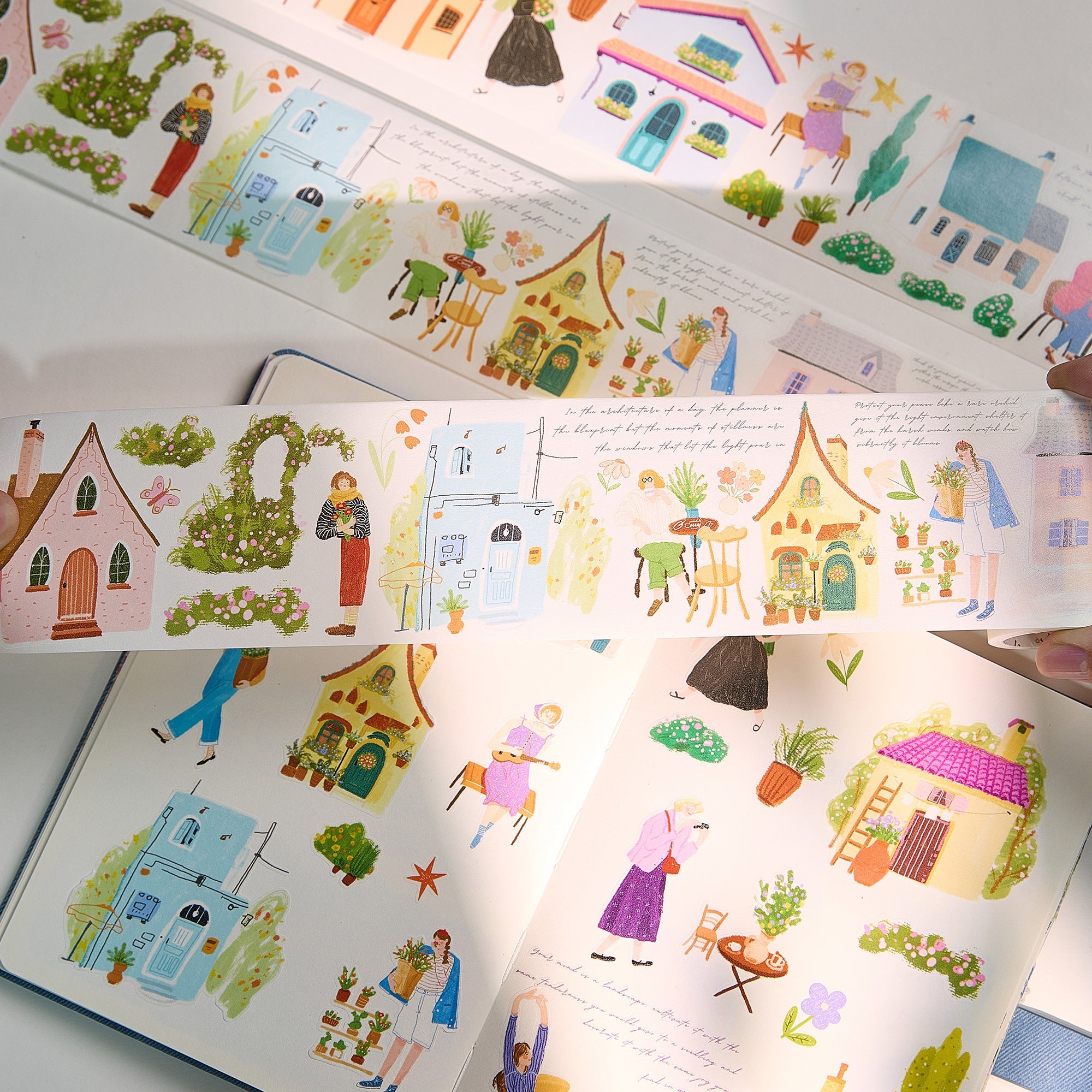 Pre-cut Aurora House Wide Washi/PET Tape