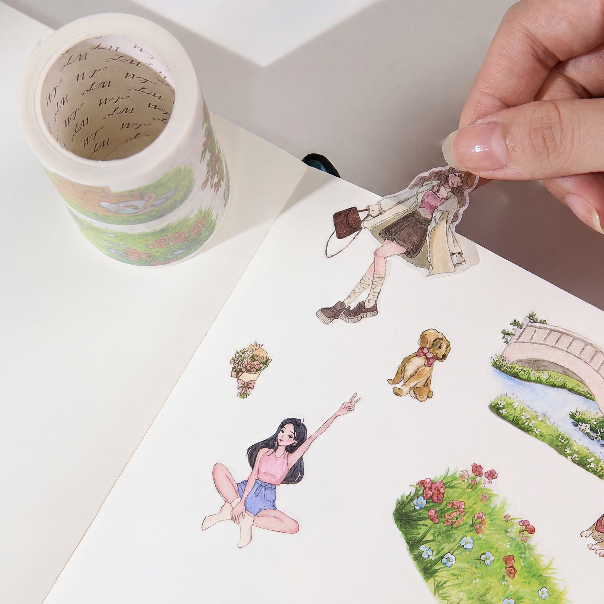 Pre-cut Urban Grove Wide Washi/PET Tape
