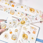 Pre-cut Clover Haze Wide Washi/PET Tape