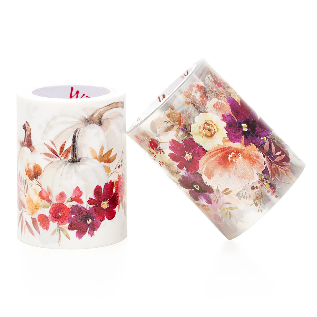Autumn Rose Wide Washi/PET Tape