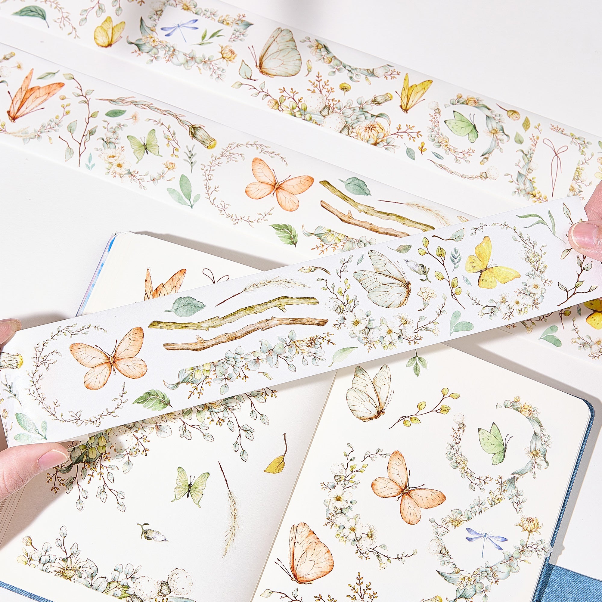 Pre-cut Zephyr Bloom Wide Washi/PET Tape